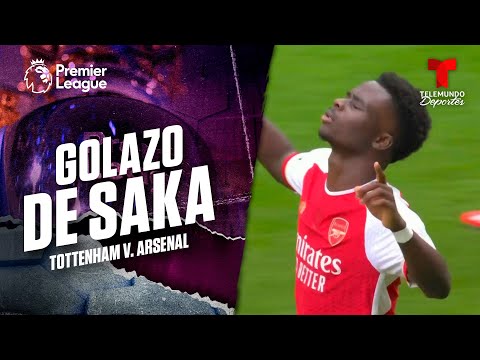 Bukayo Saka marca el segundo y aumenta la ventaja - Tottenham v. Arsenal | Premier League