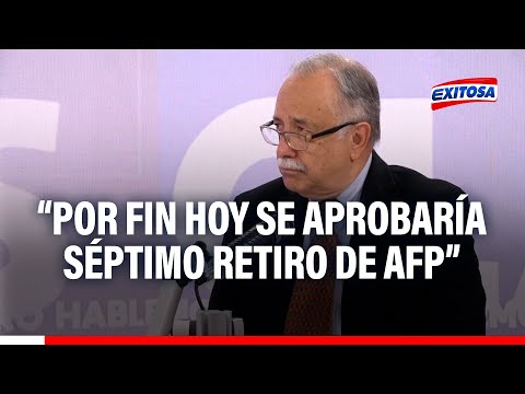 Guido Pennano: Todo parece indicar que por fin  hoy se aprueba séptimo retiro de AFP
