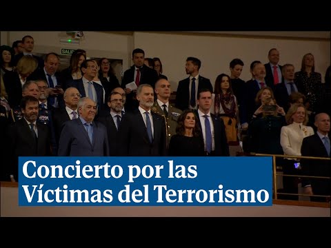 Los Reyes presiden el Concierto por las Víctimas del Terrorismo