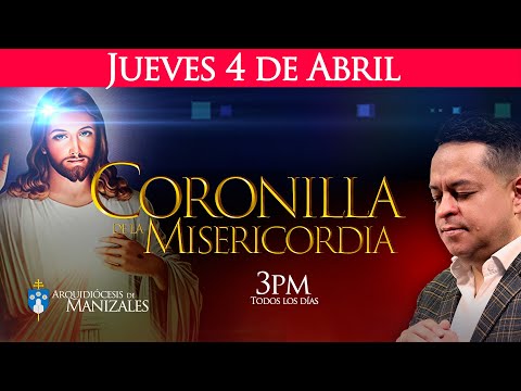 Coronilla de la Divina Misericordia de hoy jueves 4 de abril y Hora Santa. P. Hugo Armando Gálvez.