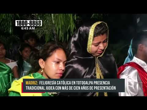 Feligreses católicos disfrutan de la tradicional Judea en Madriz - Nicaragua