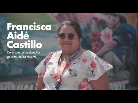 Francisca Castillo sueña con cerrar brechas para las mujeres y trabaja por los Derechos Humanos