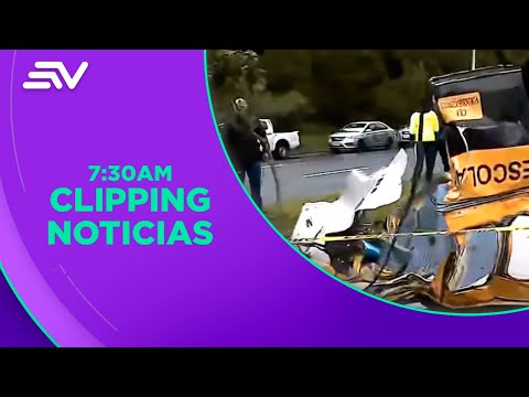 Un menor de edad falleció tras choque de vehículos en la Av. Simón Bolívar | Televistazo | Ecuavisa