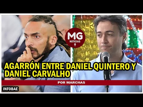 AGARRÓN ENTRE DANIEL QUINTERO Y DANIEL CALVALHO POR MARCH