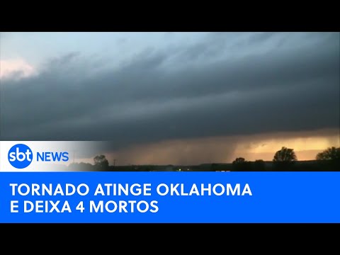 Série de tornados atinge Oklahoma, nos Estados Unidos | #SBTNewsnaTV (29/04/24)