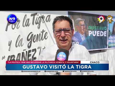 GUSTAVO VISITÓ LA TIGRA  - NOTICIERO 9 -