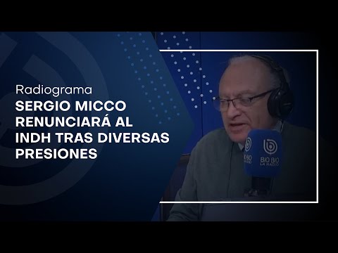 Sergio Micco renunciará al INDH