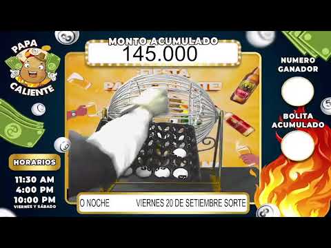 SORTEO  TARDE   VIERNES  20   DE SETIEMBRE   2024