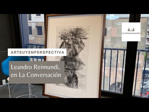 ArteUyEnPerspectiva: Leandro Reimundi y una obra en carbonilla en nuestro estudio