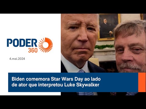 Biden comemora Star Wars Day ao lado de ator que interpretou Luke Skywalker