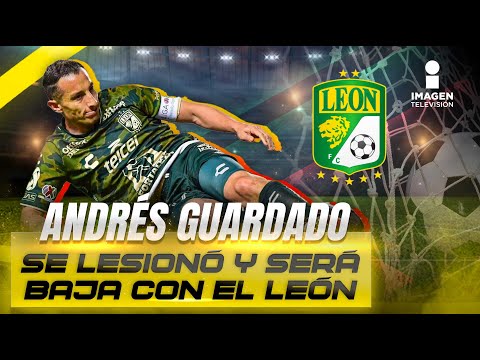 Andrés Guardado se lesionó y será baja con el León | Imagen Deportes