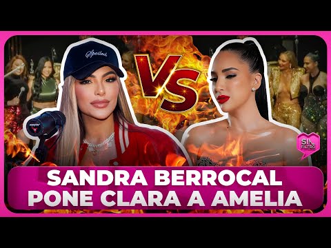 SANDRA BERROCAL PONE CLARA A AMELIA ALCÁNTARA POR DECIR ES LA MARCA DE SIN FILTRO