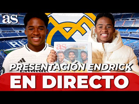 EN DIRECTO, PRESENTACIÓN ENDRICK con el REAL MADRID