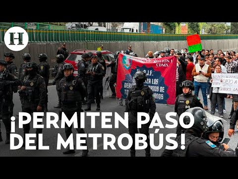 Protestas Poder Judicial: Trabajadores liberan carriles en Insurgentes y Periférico sur