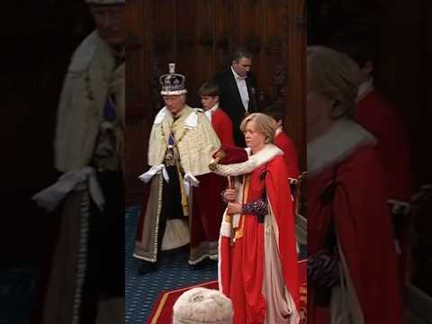 King Charles, Queen Camilla Arrive for King's Speech to UK Parliament