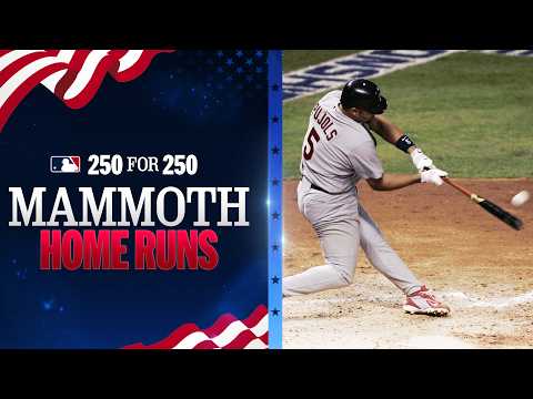야구 역사상 가장 엄청난 홈런 10선! | MLB 250 For 250
