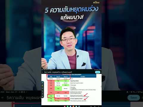 5ความลับหยุดผมร่วงแก้ผมบาง