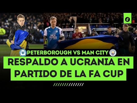 Peterborough United vs Manchester City: OVACIÓN para UCRANIA y Zinchenko de CAPITÁN | #Shorts