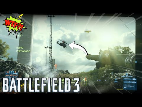 BATTLEFIELD 3 Clips #5  Tanque vs Helicóptero