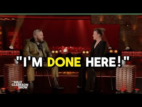Teddy Swims WALKS OFF Kelly Clarkson's Show After Heated Exchange.