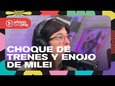 Choque del Tren San Martín en Palermo, enojo de Milei, dichos de CFK y Lilia Lemoine #DeAcáEnMás