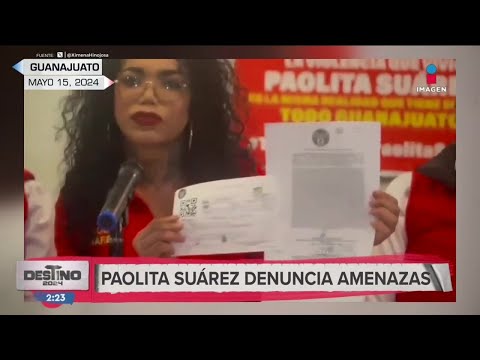 Paola Suárez denuncia las amenazas que ha recibido