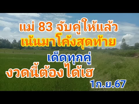 รีบหาจับด่วนๆแม่83มั่นใจงวดน