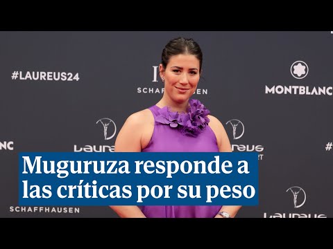 La respuesta de Garbiñe Muguruza a las críticas por su peso: Quiero vivir la vida y disfrutar