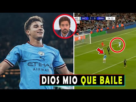 ASI REACCIONA LA PRENSA MUNDIAL A GOL DE JULIAN ALVAREZ MANCHESTER CITY VS REAL MADRID 4-0 EN UCL