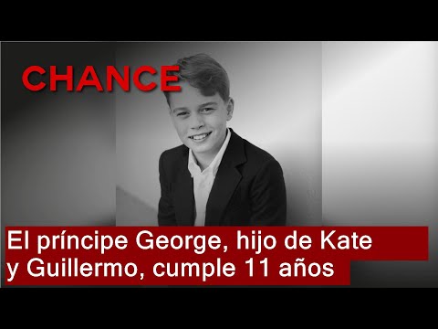 El príncipe George, hijo de Kate Middleton y Guillermo de Inglaterra, cumple 11 años