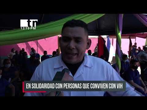 Río San Juan y Chinandega realizaron caminata en conmemoración al día mundial del VIH - Nicaragua