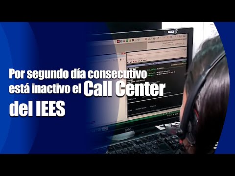 Por segundo día consecutivo está inactivo el call center del IESS