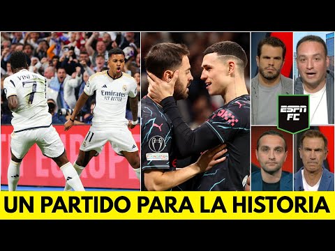 EL PARTIDO DEL AÑO. REAL MADRID y MANCHESTER CITY empataron. Definen todo en la vuelta | ESPN FC