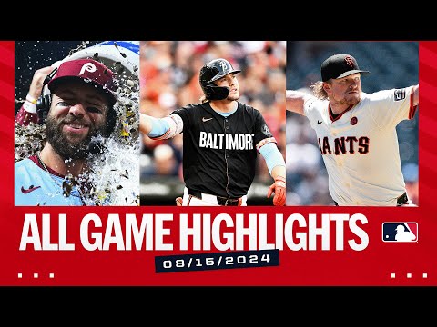 Highlights from ALL games on 8/15! (Weston Wilson hits for the cycle, Gunnar goes deep and more!)