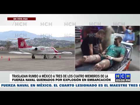 ¡Aterrizan los dos aviones mexicanos que trasladarán a navales quemados en Puerto Cortés!
