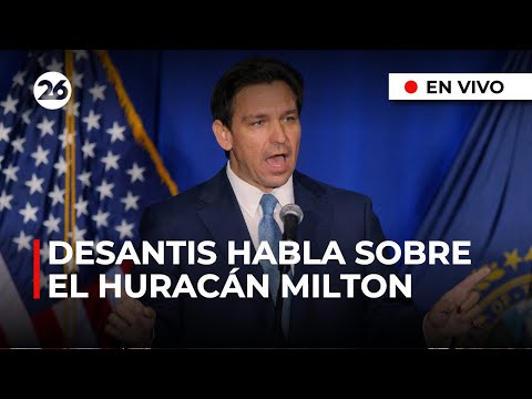 EN VIVO | DeSantis habla sobre la recuperación tras el huracán Milton