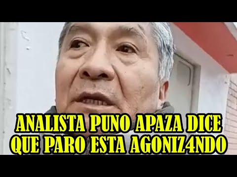 WALTER APAZA ANALISTA PUNEÑO DICE QUE LOS ALCALDES DE PUNO ESTA SECU3STRADOS..