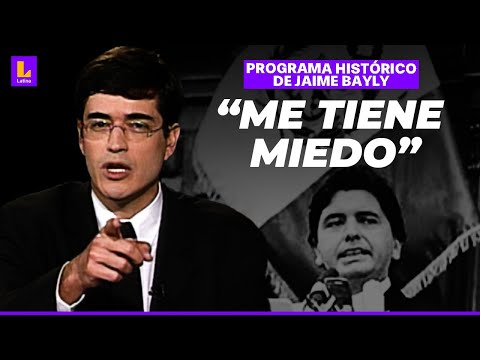 El monólogo de JAIME BAYLY sobre ALAN GARCÍA cuando no fue a su programa: Hoy le toca a Alan