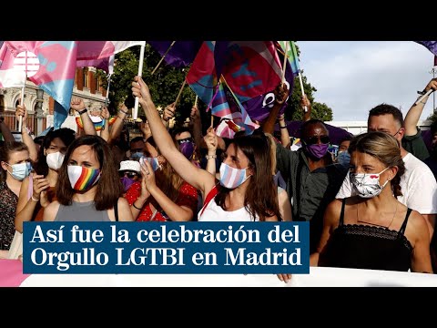 Así fue la celebración del Orgullo LGTBI en Madrid con importante trasfondo político