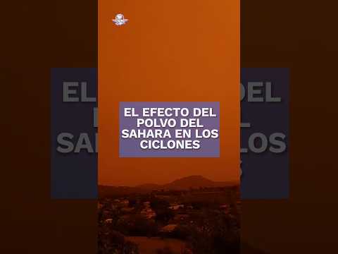 Polvo del Sahara en México: un escudo contra los huracanes #shorts