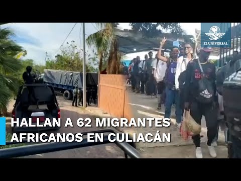 Localizan a 62 migrantes africanos en Culiacán, Sinaloa