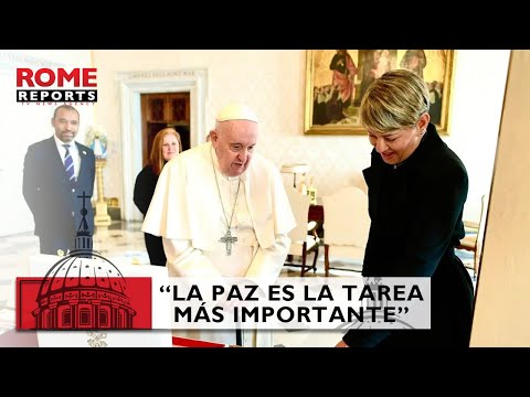 El Papa a la primera dama de Colombia: “La paz es la tarea más importante”