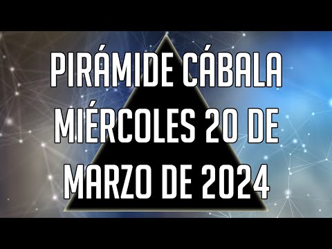 ? Pirámide Cábala para el Miércoles 20 de Marzo de 2024 - Lotería de Panamá