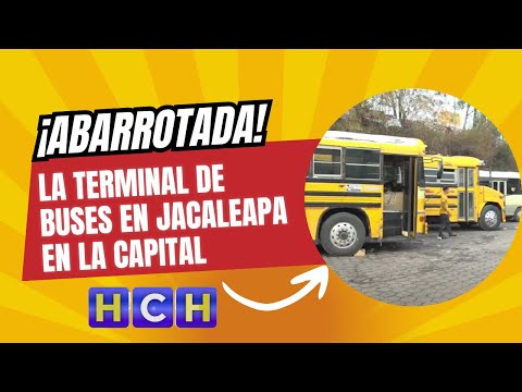 ¡Abarrotada de veraneantes la terminal de buses en Jacaleapa en la capital!