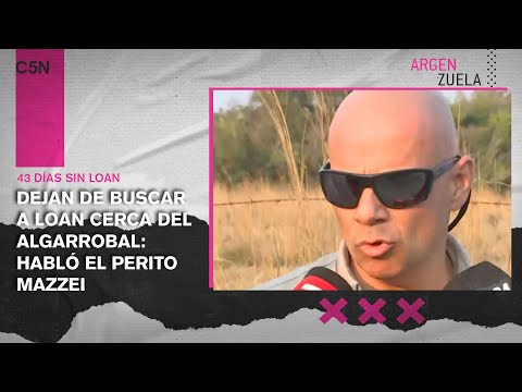 CASO LOAN | JOSÉ MAZZEI, perito de parte: ¨Hoy es el ÚLTIMO día que BUSCAMOS en la LAGUNA¨