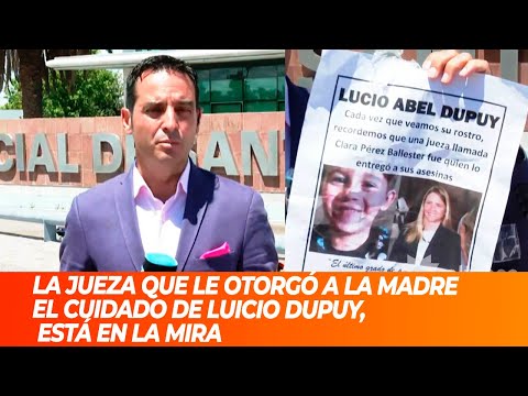 Ignacio González Prieto informó que la familia paterna de Lucio Dupuy quieren ir contra la jueza