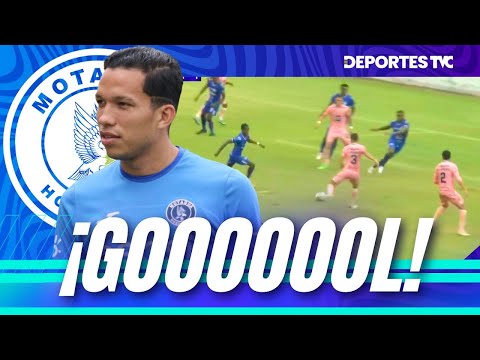 ¡Gol de Carlos Meléndez! Con asistencia de Jorge Serrano, Motagua saca ventaja de uno ante Victoria