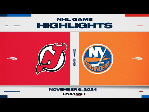 NHL Highlights | Devils vs. Islanders - November 9, 2024