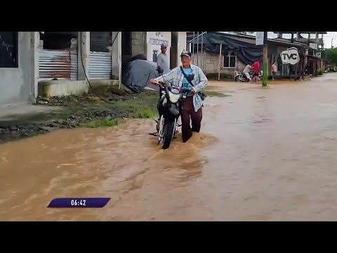Babahoyo: se reportaron inundaciones en las parroquias La Unión y Febres Cordero