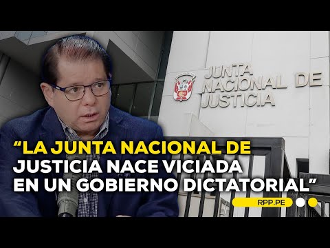 Julio Rodríguez: La JNJ no es un poder, el poder es el Ejecutivo, el Legislativo y el Judicial